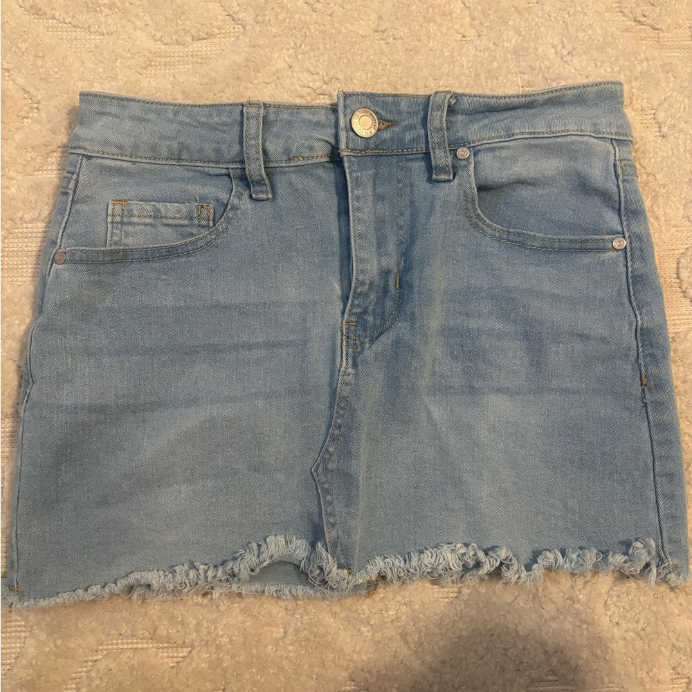 Denim Mini Skirt